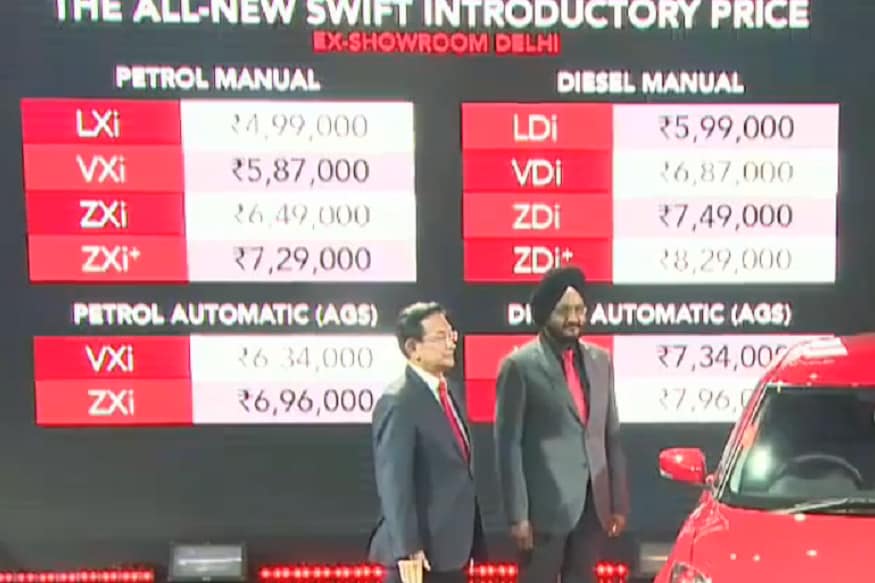 Auto Expo 2018 New Maruti Suzuki Swift Launched In India