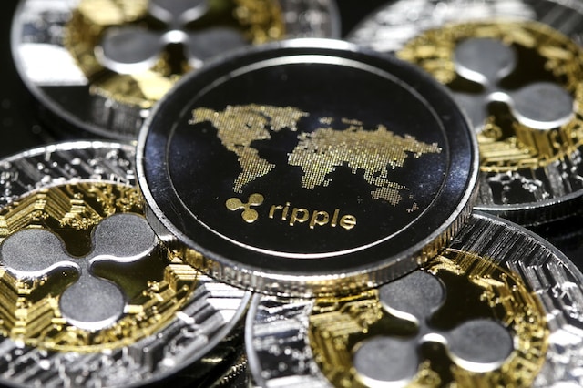 Representation of the Ripple virtual currency. (Reuters)