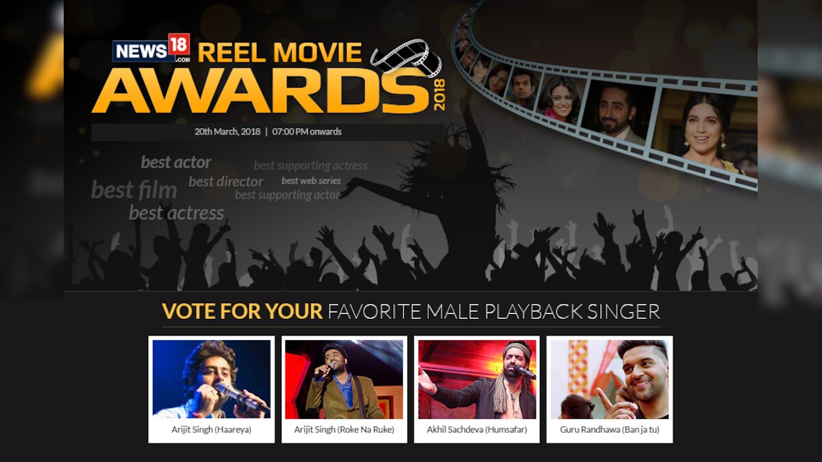 News18 Reel Movie Awards Nominees For Best Playback Singer Male 2017