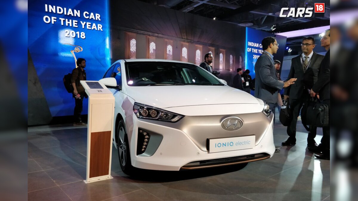 Hyundai IONIQ Electric Vehicle Showcased at Auto Expo 2018 News18