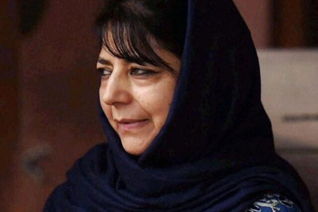 File photo of former Jammu and Kashmir Chief Minister Mehbooba Mufti.