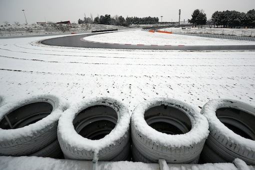 F1 Formula One - Formula One Test Session - Circuit de Barcelona-Catalunya, Montmelo, Spain - February 28, 2018   General view of snow around the track before testing. (Image: Reuters)