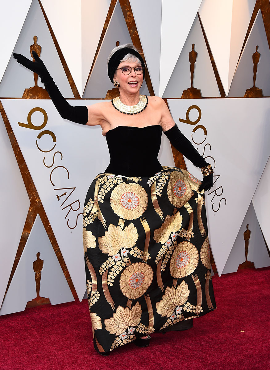 Rita Moreno arrives for the 90th Academy Awards held at the Dolby Theatre in Los Angeles on March 4, 2018. (Image: AP)