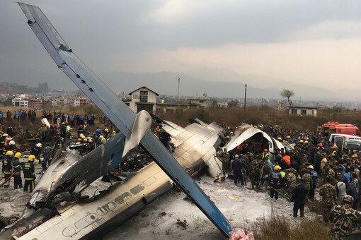 File photo of the US-Bangla plane crash that took place in Nepal last year in March (Image: AP)