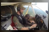 Here's a Flight With an Unusual Co-pilot