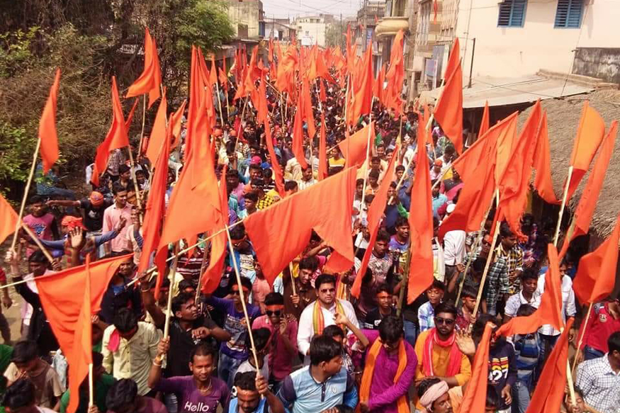ram navami: RSS supported outfits used Ram Navami processions in