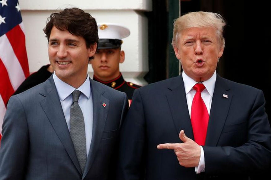 Two Faced Donald Trump Slams Justin Trudeau For Mocking Him At Nato Summit two faced donald trump slams justin