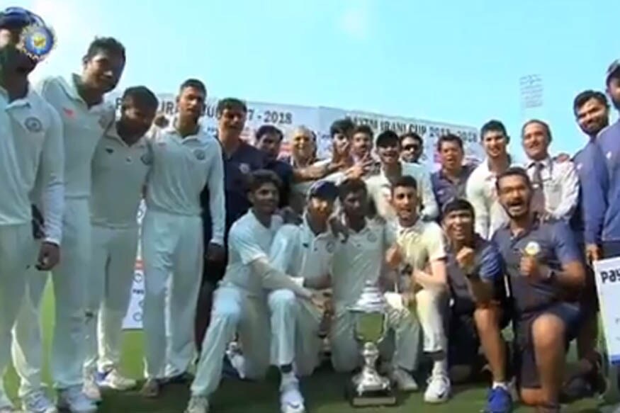 Irani Cup Ranji Champions Vidarbha Clinch Maiden Title