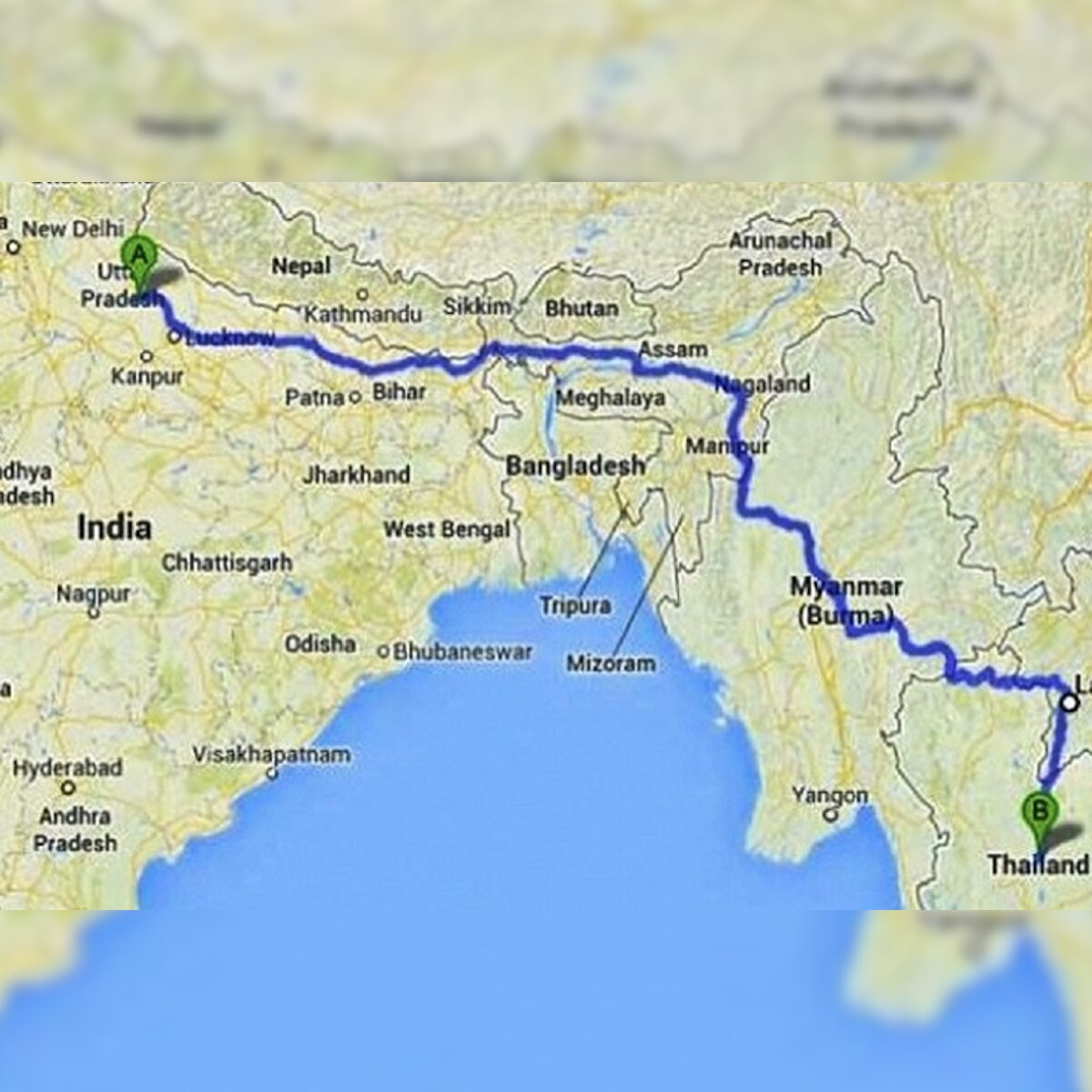 India To Thailand Road Map Nhai Inks Pact For Maiden Rs 1,177 Crore India-Myanmar-Thailand Trilateral  Highway International Project