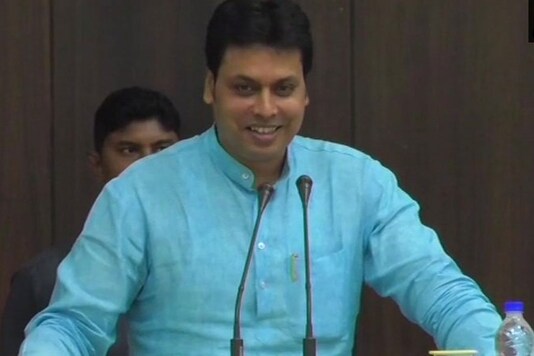 File photo of Tripura CM Biplab Kumar Deb (Twitter photo)