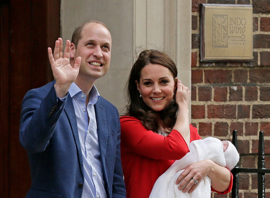 Adorable! First Pics of Kate And William's Royal Baby - News18