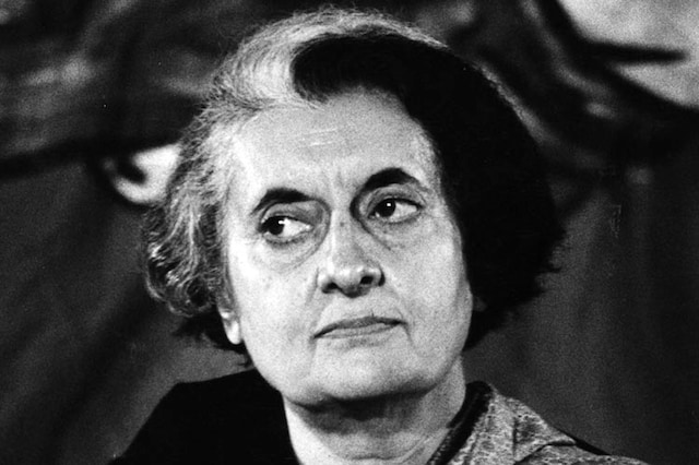 File photo of former Indian Prime Minister Indira Gandhi.