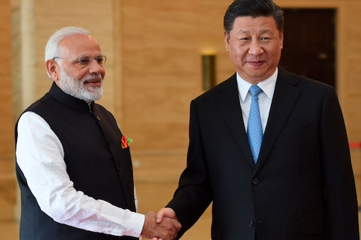 File photo of PM Modi with Xi Jinping in Wuhan (Image: AP)