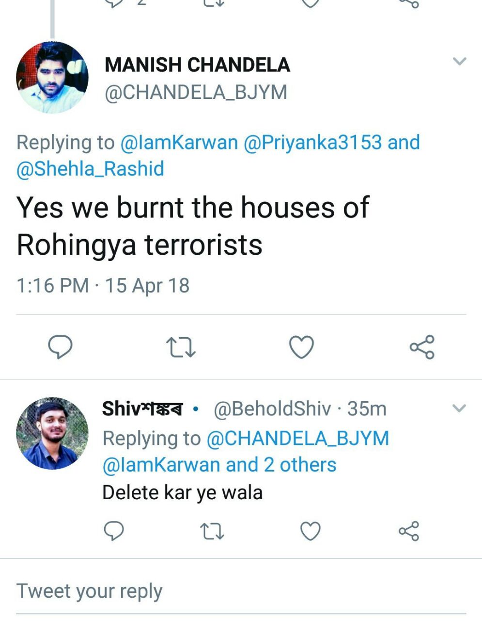Rohingya-Tweet