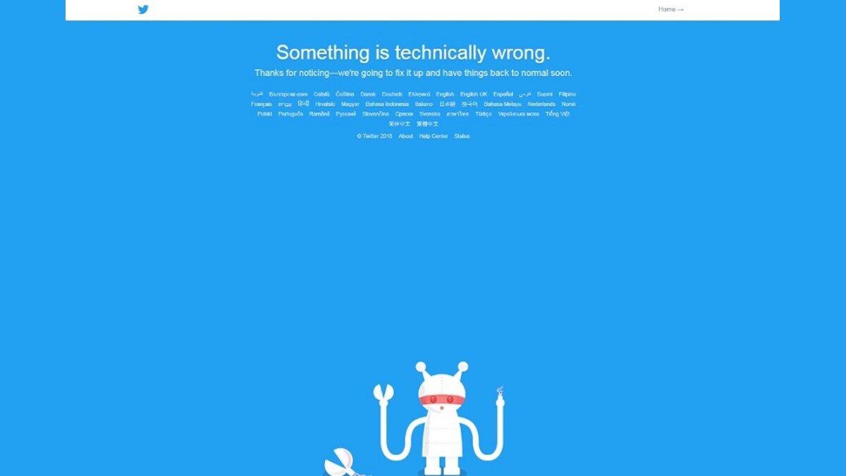 Twitter Down Crashes Repeatedly After Being up For a Few Minutes News18