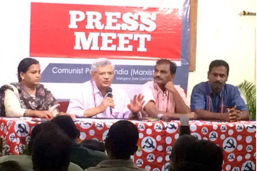 As Karat Weighs in, Yechury Ends up Presenting 'Minority View' at Hyderabad Party Congress