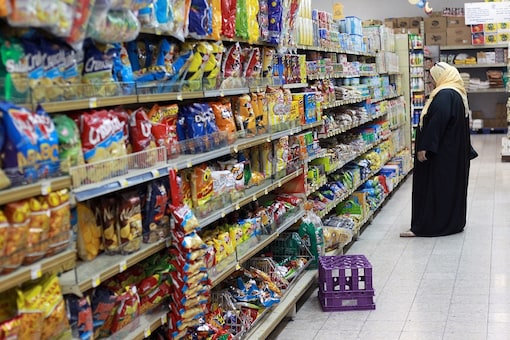 A woman shops in a supermarket  2017. REUTERS/Stringer/Files