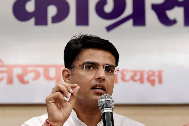 File photo of Rajasthan Congress chief and deputy chief minister Sachin Pilot. (PTI)