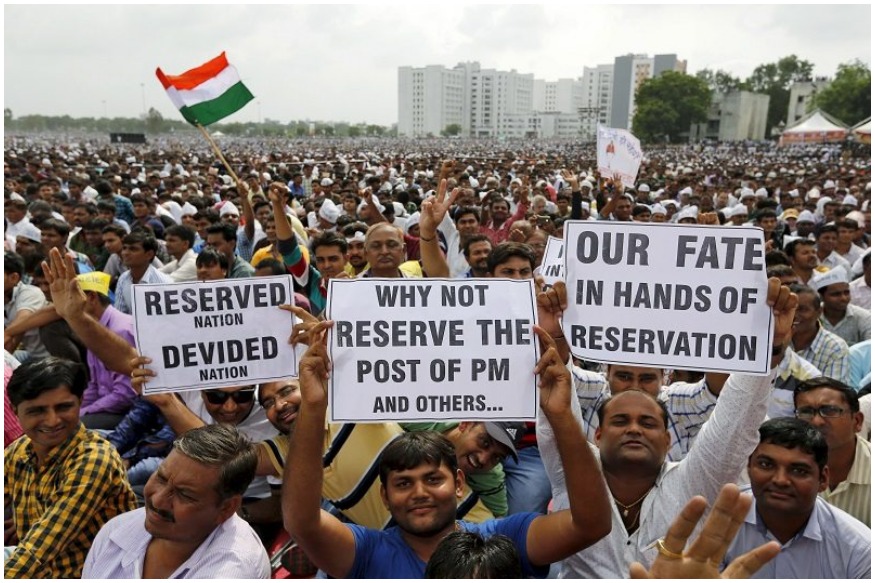 In UP, Hundreds Protest Reservation in Promotion - News18