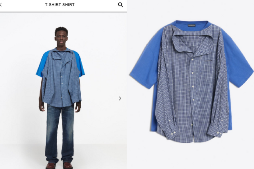 Balenciaga over shirt Clearance