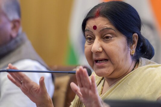 File photo of External Affairs Minister Sushma Swaraj. (Image: PTI)