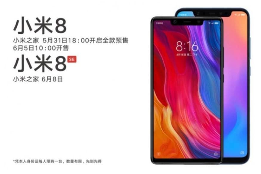 Xiaomi Mi 8 SE With Notch Display, Dual Read Camera Launched in China: Price, Specifications And More