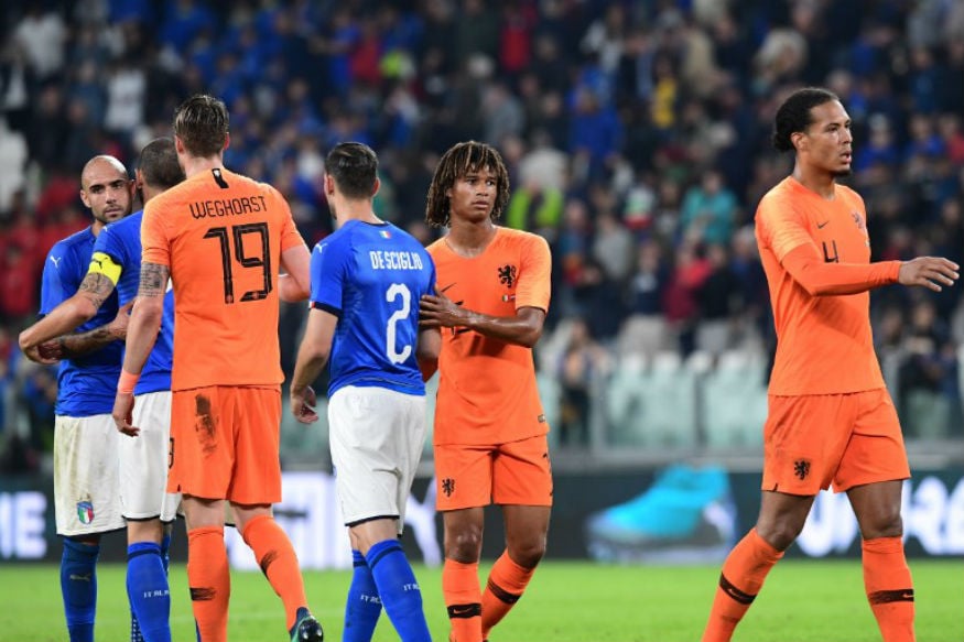 Nathan Ake Strike Gives Dutch 1-1 Draw Against 10-man Italy