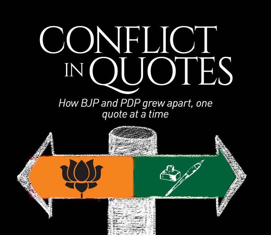 #BJPDUMPSPDP: Conflicts in Quotes - Photogallery