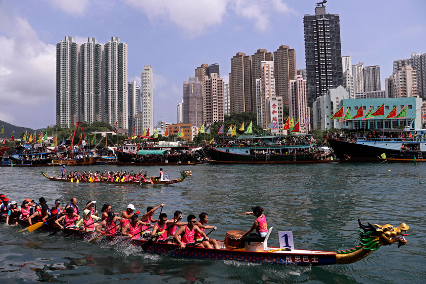 Day in Photos - June 18: BJP Protest; Dragon Boat Festival ...