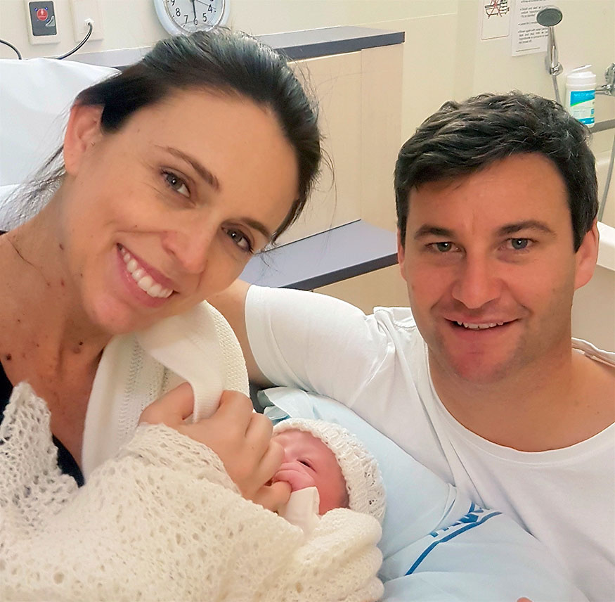 New Zealand PM Hopes for New World for Daughter Neve