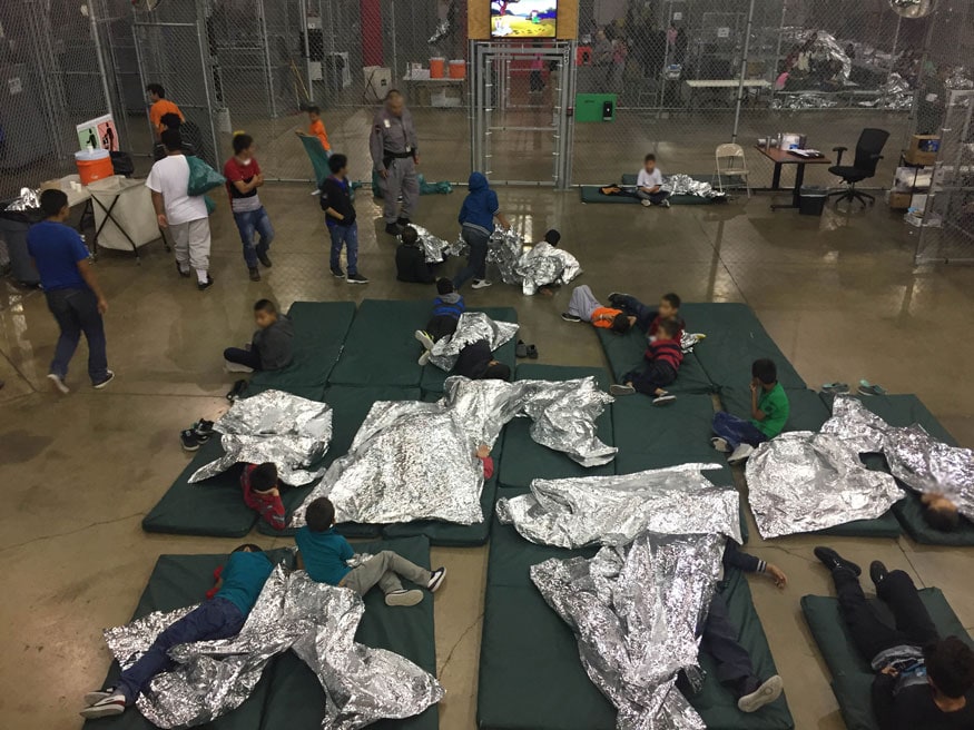 A Look Inside The Texas Border Detention Center In Texas - News18