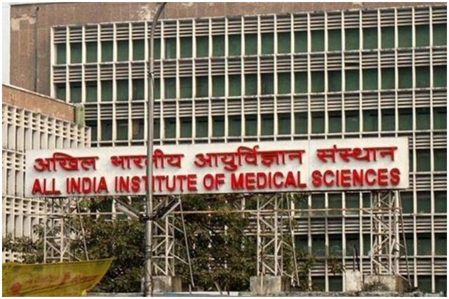 File photo of All India Institute of Medical Sciences building. (PTI Photo)