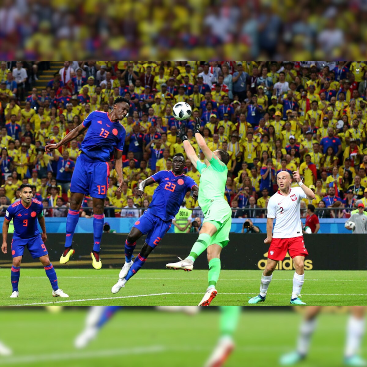 In Pics Fifa World Cup Match 31 Poland Vs Columbia