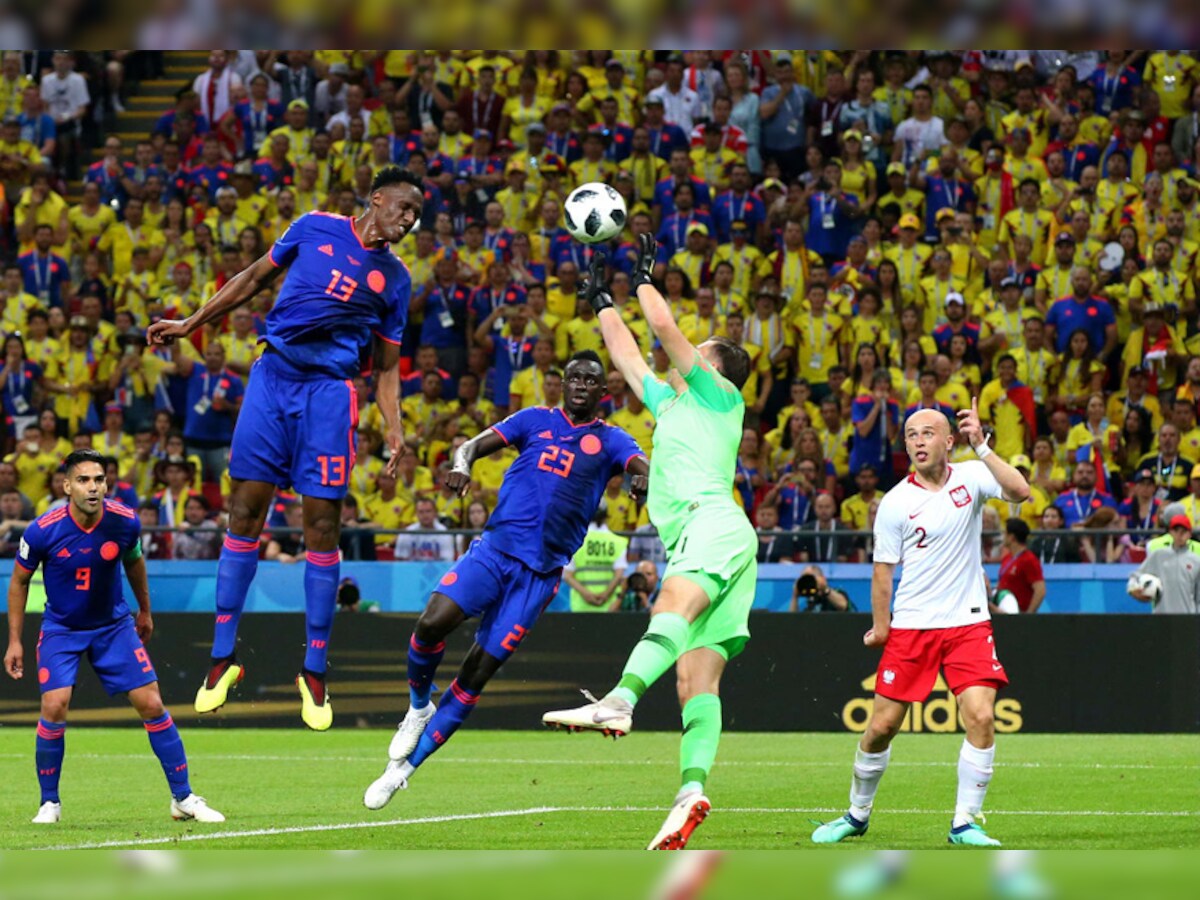In Pics Fifa World Cup Match 31 Poland Vs Columbia