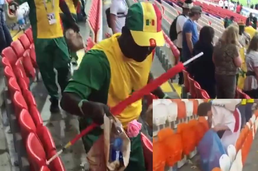 Football Fans from Japan and Senegal Stayed Back to Clean Up World Cup Stadiums Football Fans from Japan and Senegal Stayed Back to Clean Up World Cup Stadiums