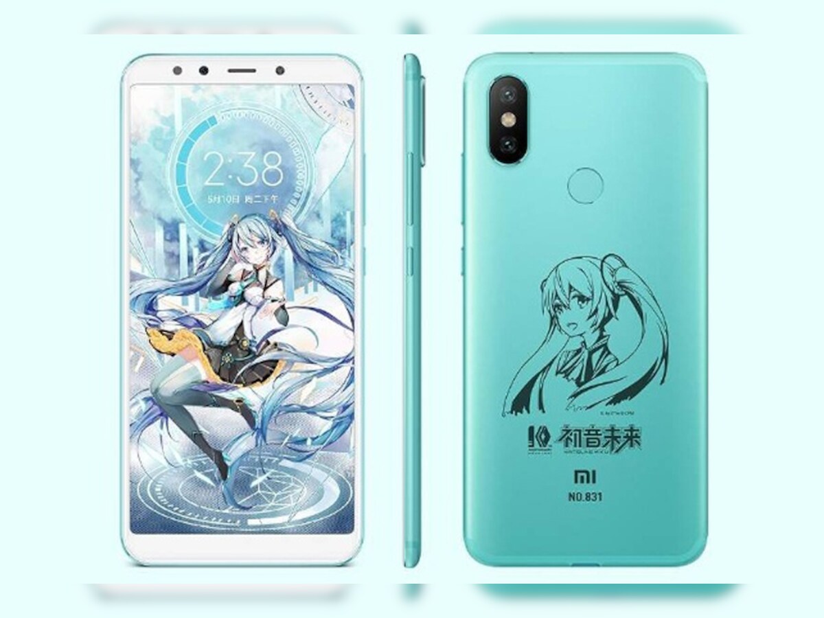 Xiaomi Mi 6x Hatsune Miku Limited Edition Smartphone Launched Price Specifications And More