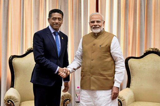File photo of PM Narendra Modi with Danny Faure, President of Seychelles. (Photo: PTI)