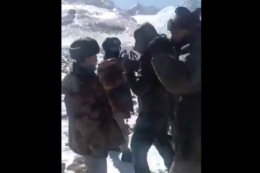 India-China clash (Image: Video grab)
