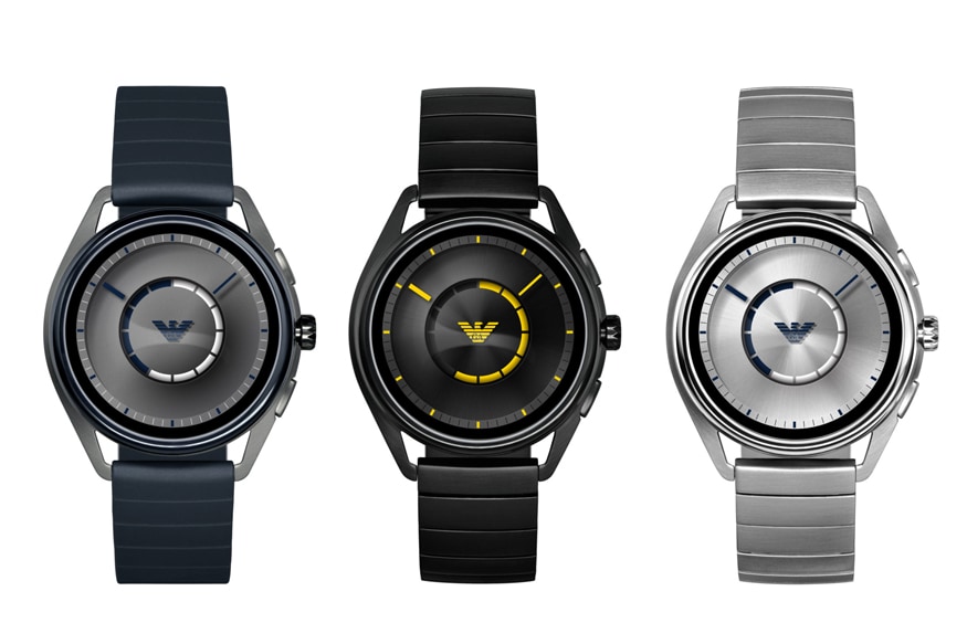 armani android watch