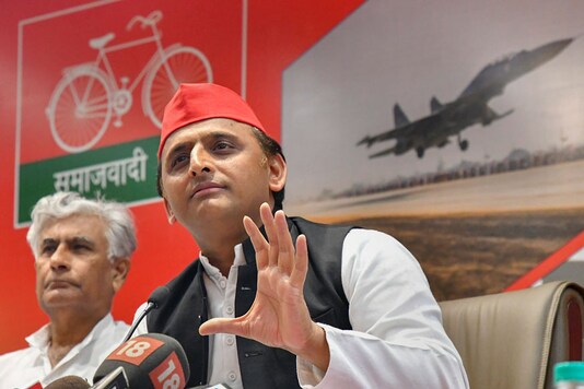 File photo of Samajwadi Party chief and  former UP CM Akhilesh Yadav (PTI)
