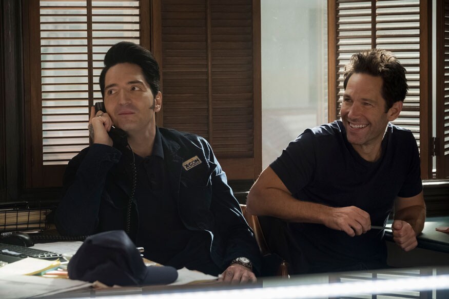 David Dastmalchian and Paul Rudd in a scene from David Dastmalchian and Paul Rudd in a scene from