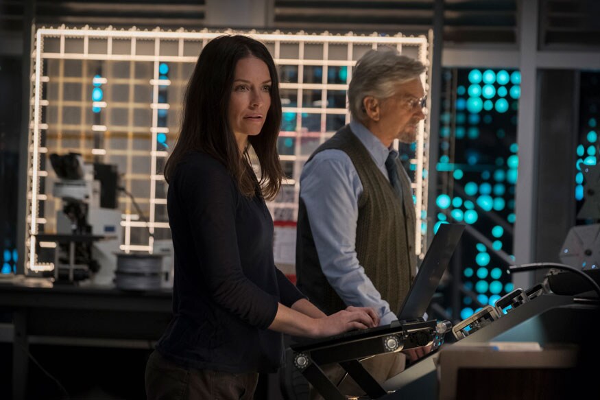 Evangeline Lilly and Michael Douglas in a scene from Evangeline Lilly and Michael Douglas in a scene from