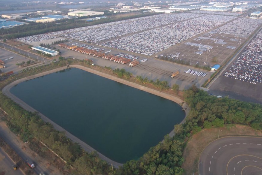 Aerial view of Hyundai's manufacturing plant. (Image: Hyundai)