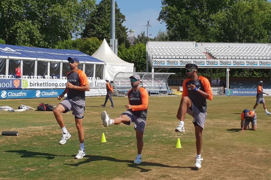 India Vs England Team India Sweats It Out In Training Ahead Of Warm Up Tie