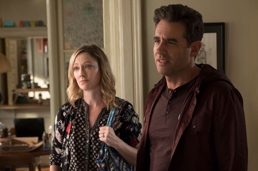 Judy Greer and Bobby Cannavale in a scene from Judy Greer and Bobby Cannavale in a scene from