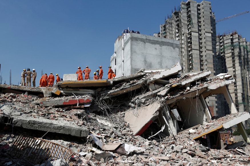 Family Of Four Perishes In Greater Noida Building Collapse, Death Toll ...