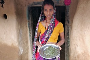 Savitri-Devi's-daughter-in-law-still-depends-on-jungle-grass-mixed-with-water-for-meals