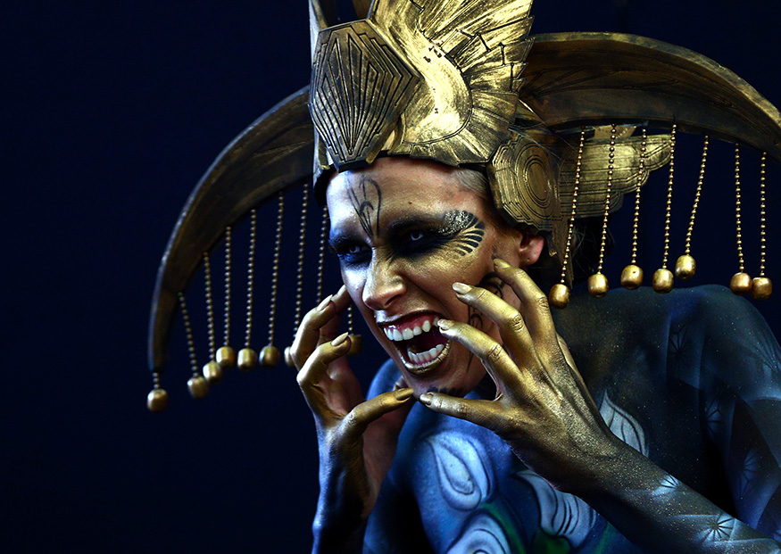 Amazing Artworks on Display at the World Bodypainting Festival