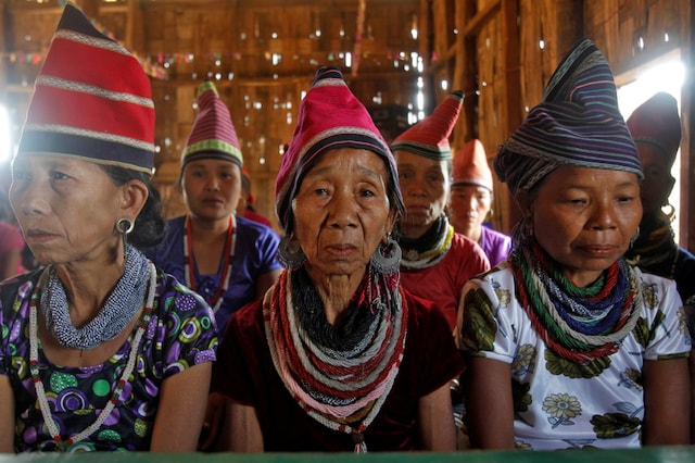 File photo of Bru tribal women in Tripura. (Reuters)