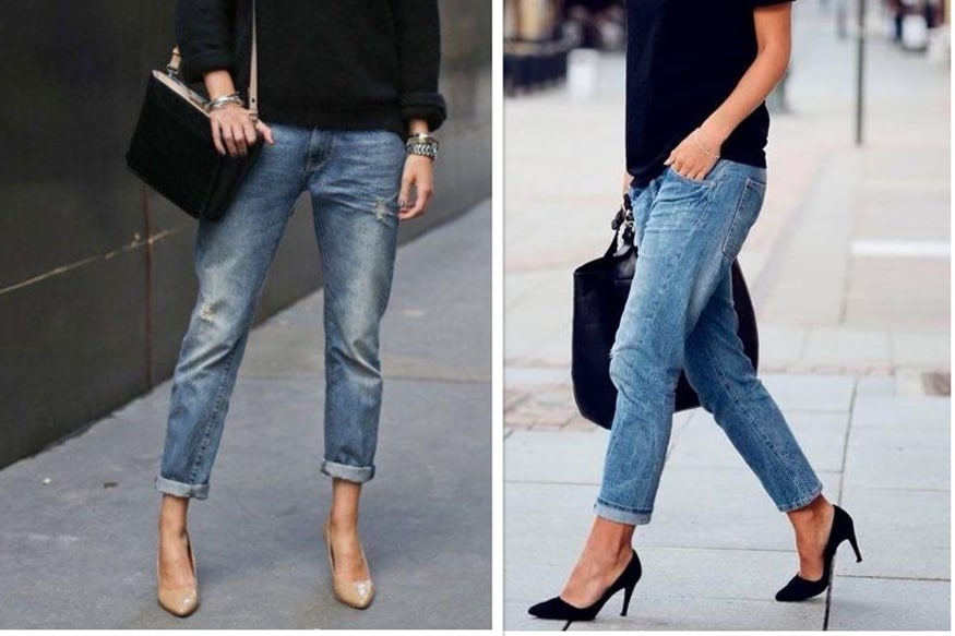 Image result for Style up your boyfriend jeans in smart ways